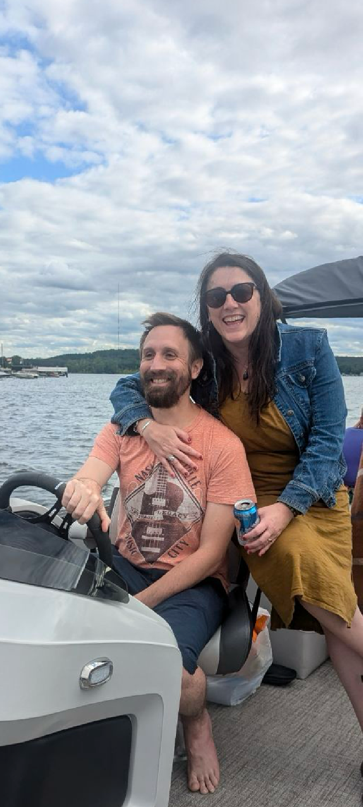 On the water in Michigan